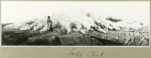 Nuage de fumée, Palestine du Sud, septembre 1917 - Capt. Arthur Rhodes